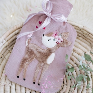 Embroidery file fawn Marie with butterfly 13x18