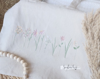 Embroidery file spring flowers 18x30