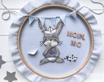 Embroidery file Moin, Bo! 10x10