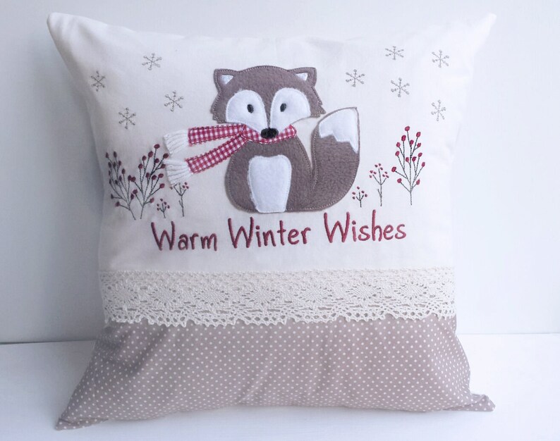 Stickdatei Winterfuchs 13x18 Doodle Bild 1