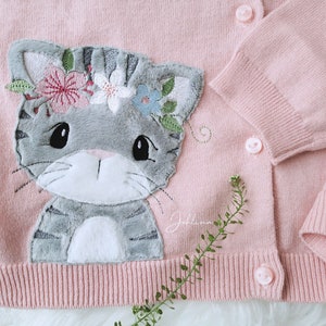 Embroidery file Boho Cat Mimi 13x18