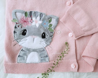 Embroidery file Boho Cat Mimi 13x18