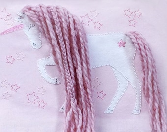 Embroidery file unicorn 13x18 horse doodle 3D