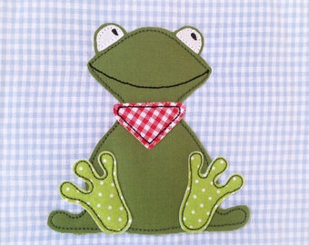 Embroidery file Fridolin Frog 13x18 Doodle frogs