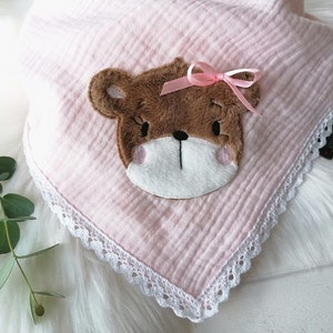 Embroidery file bear heads Emil and Emilia set