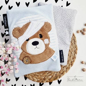 Stickdatei Beulenbär Emil plus ITH Täschchen 10x10
