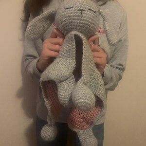 crochet bunny lovey