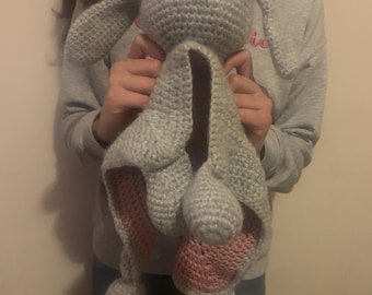 crochet bunny lovey