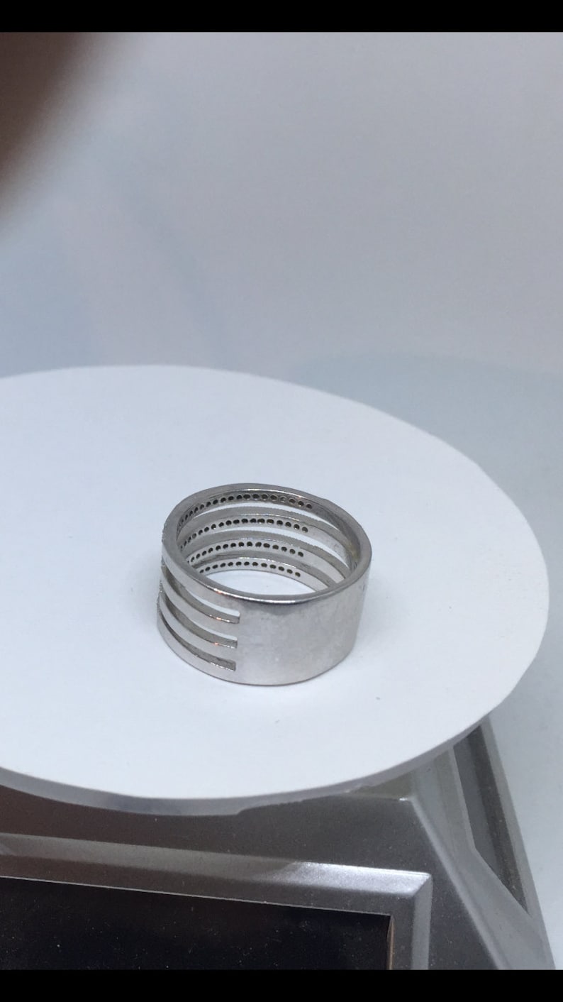 4 band bling ring Size 8 /& 34