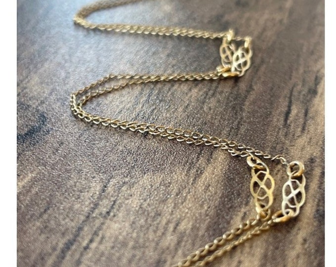 Vintage A and Z Gold Filled Chain Sustainable Jewelry Mother's Day Gift