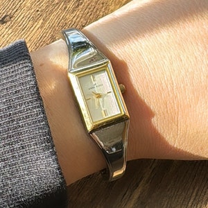 Vintage Anne Klein Silver and Gold Tone Watch | Working Condition | Anne Klein Watch | Vintage Watch | Fitted Watch