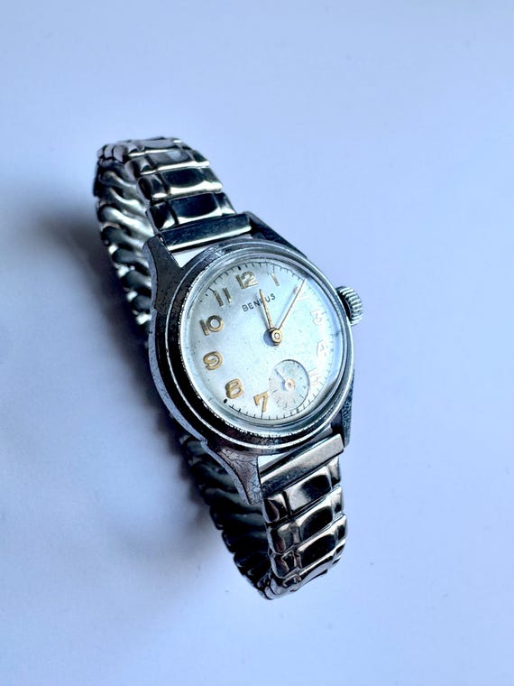 Vintage Benrus Round Dial Mechanical Watch - Work… - image 3