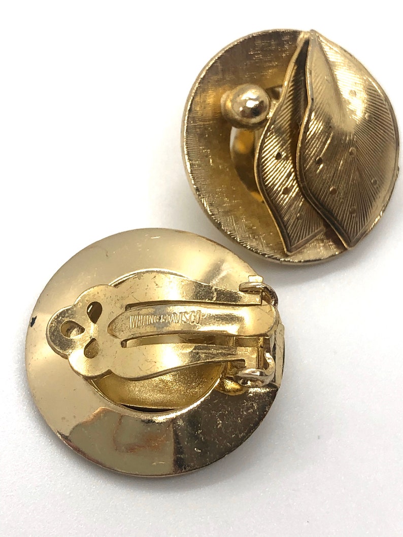 Whiting & davis co clip earrings Clearance