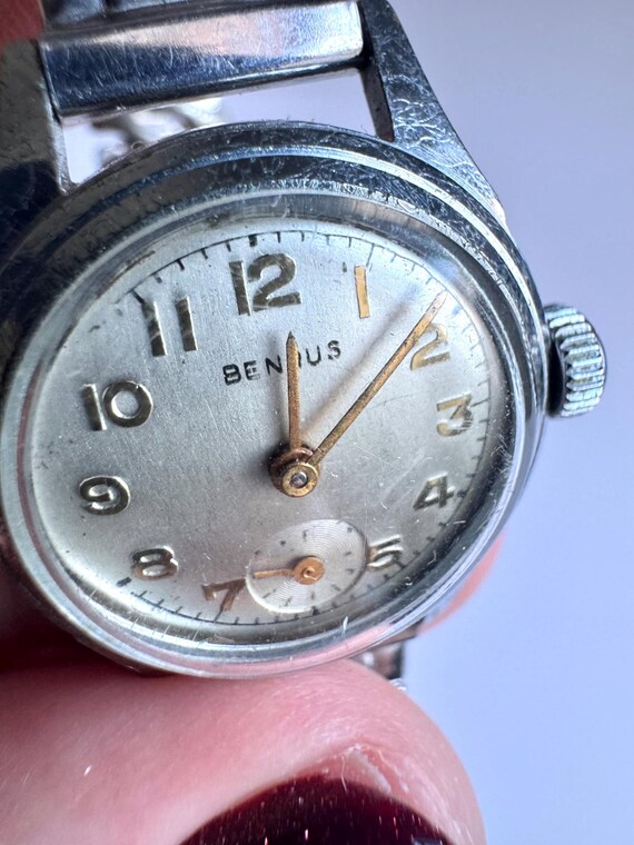 Vintage Benrus Round Dial Mechanical Watch - Work… - image 8