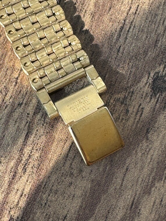 Vintage Gold Plated Citizen Watch with Diamond | … - image 8