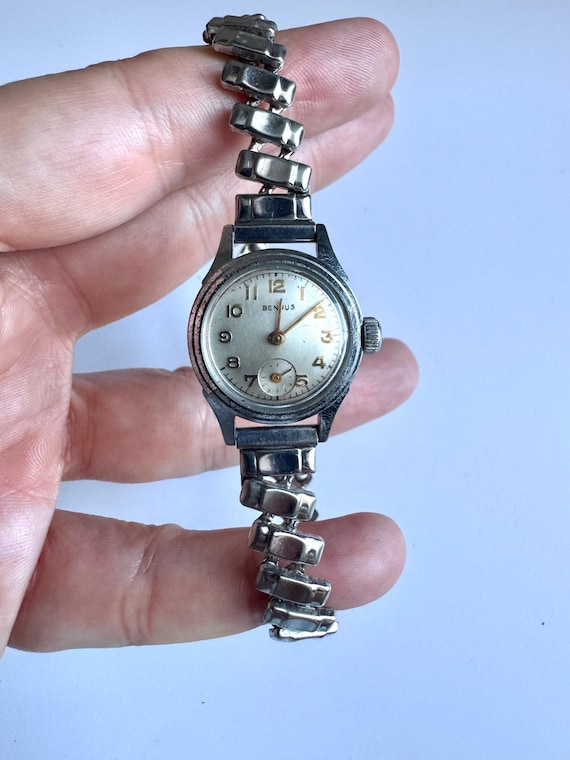 Vintage Benrus Round Dial Mechanical Watch - Work… - image 11