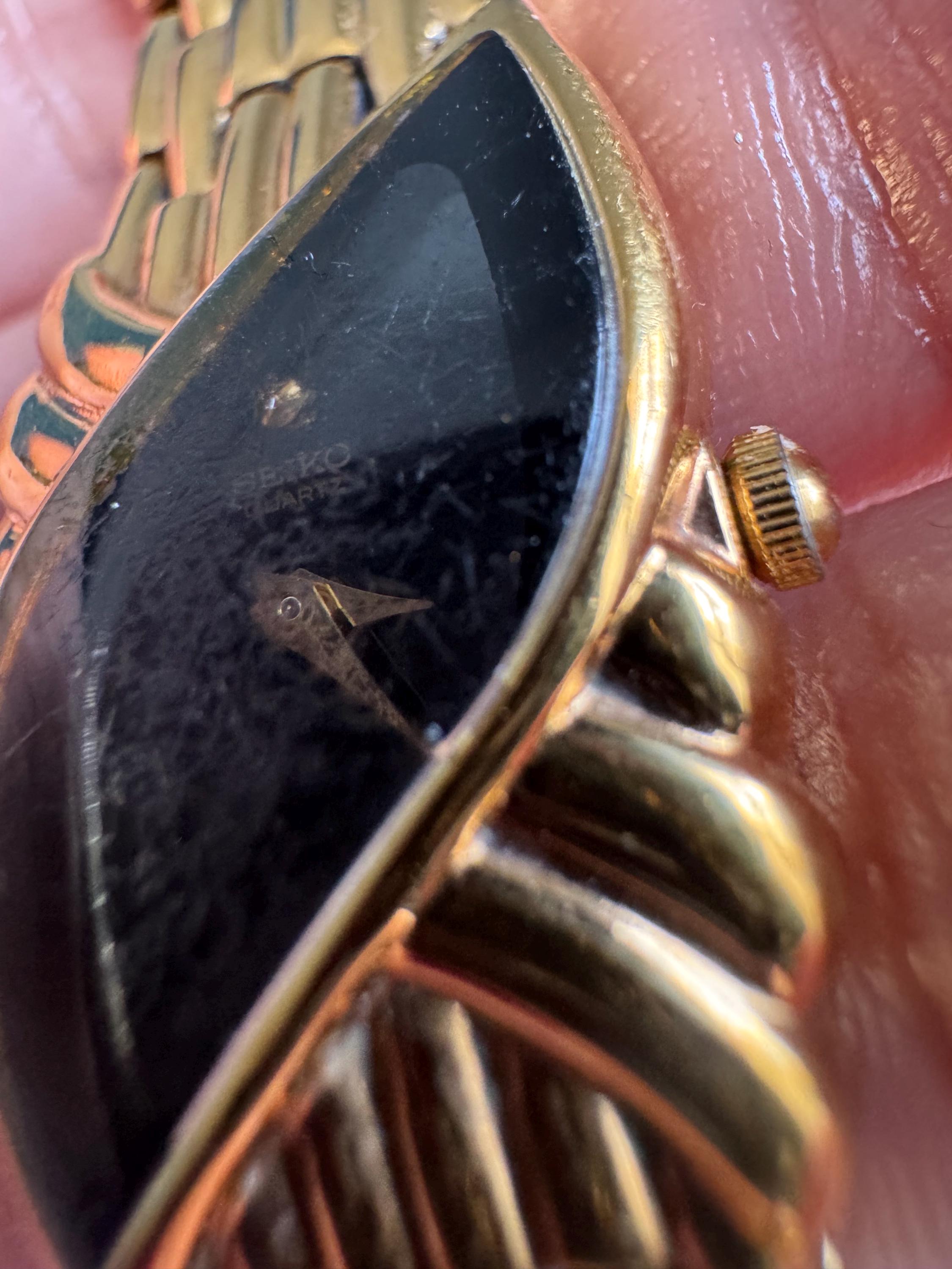 Rare Vintage Seiko Asymmetrical Watch | Seiko 4N00-6411 | Japan