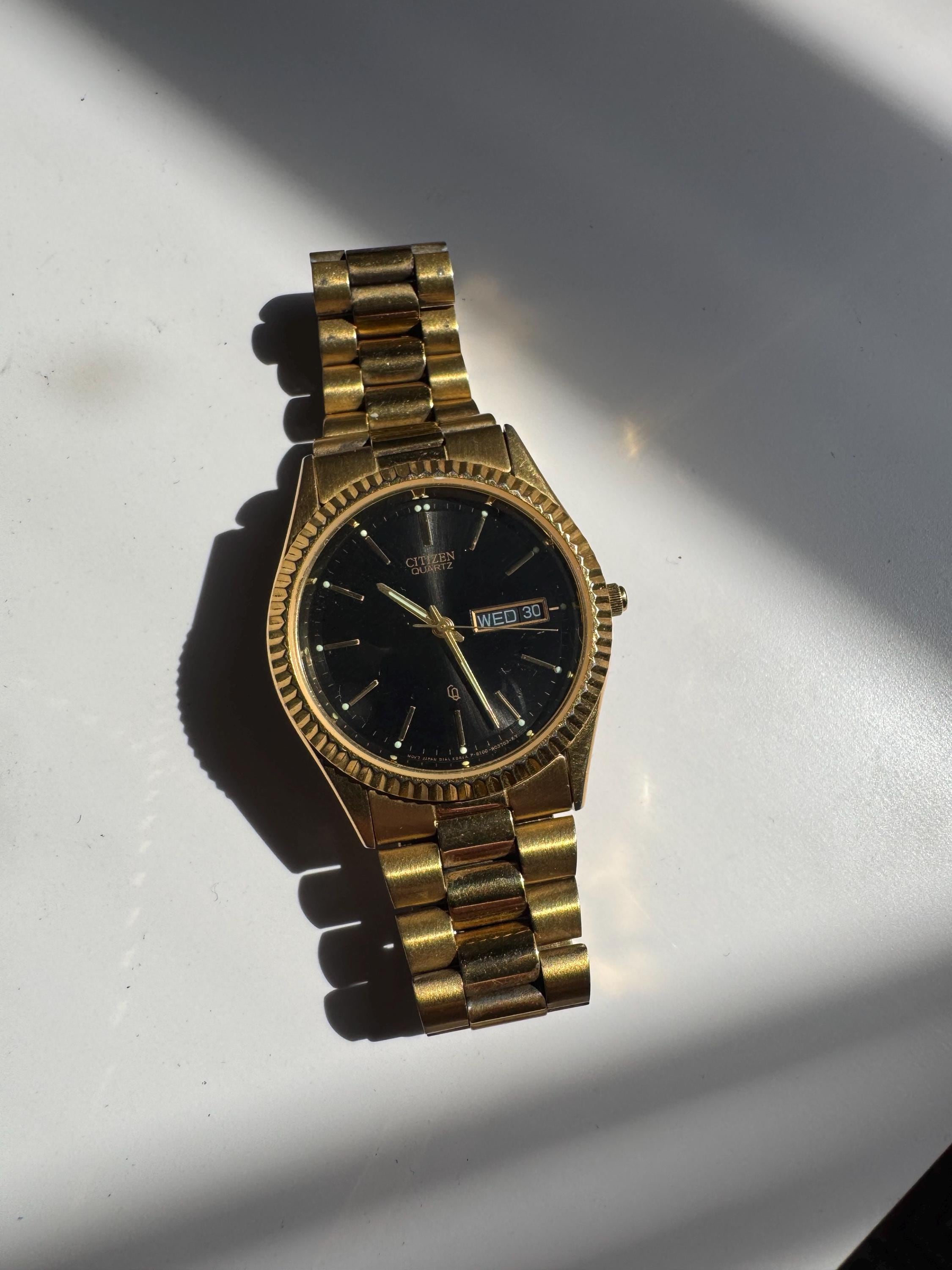 CITIZEN - CITIZEN DAY DATE GOLD 腕時計の通販 by strum's shop