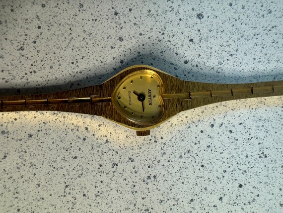 Vintage Austin Watch with Heart Face | Working Co… - image 4