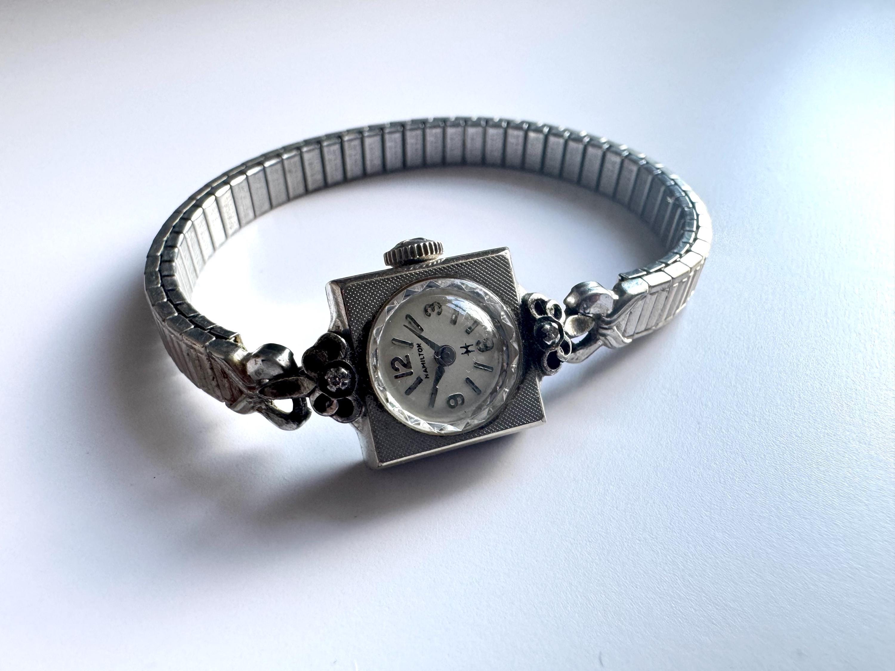 10k Gold Hamilton Womens Ladies Watch - Etsy