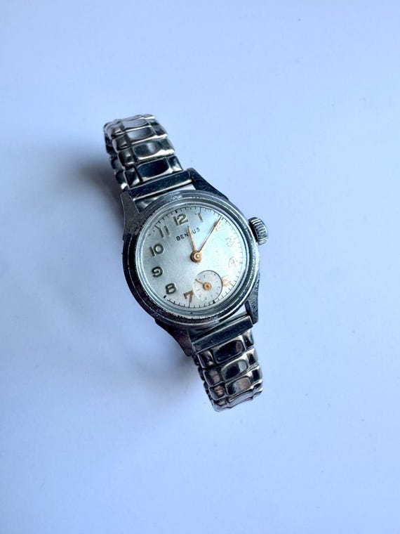 Vintage Benrus Round Dial Mechanical Watch - Work… - image 1