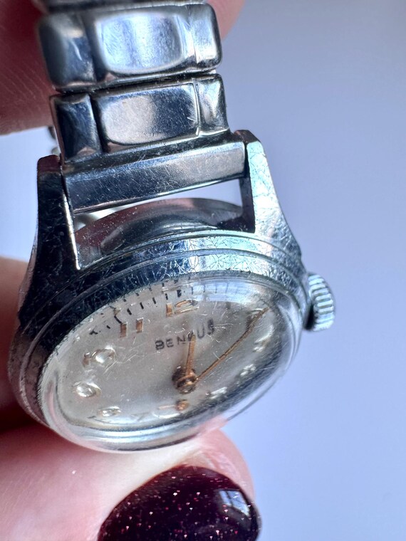 Vintage Benrus Round Dial Mechanical Watch - Work… - image 6