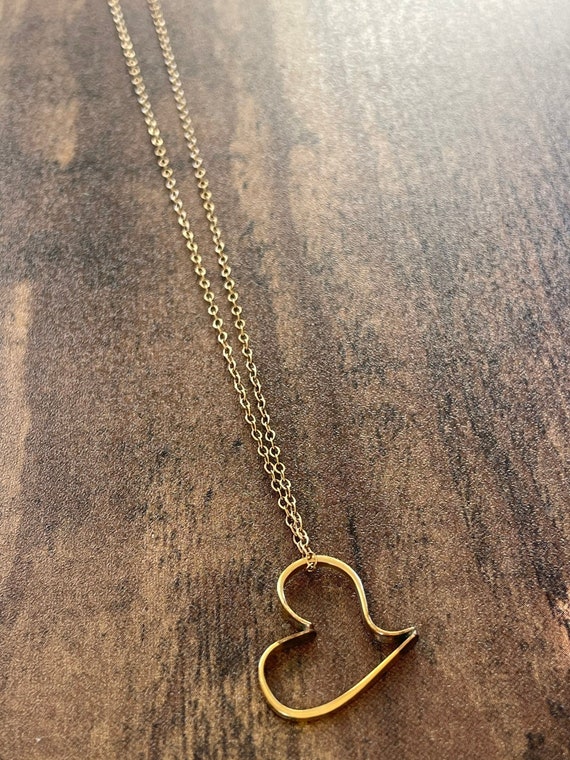 14k Gold Filled Heart Necklace | 14K Gold Filled |