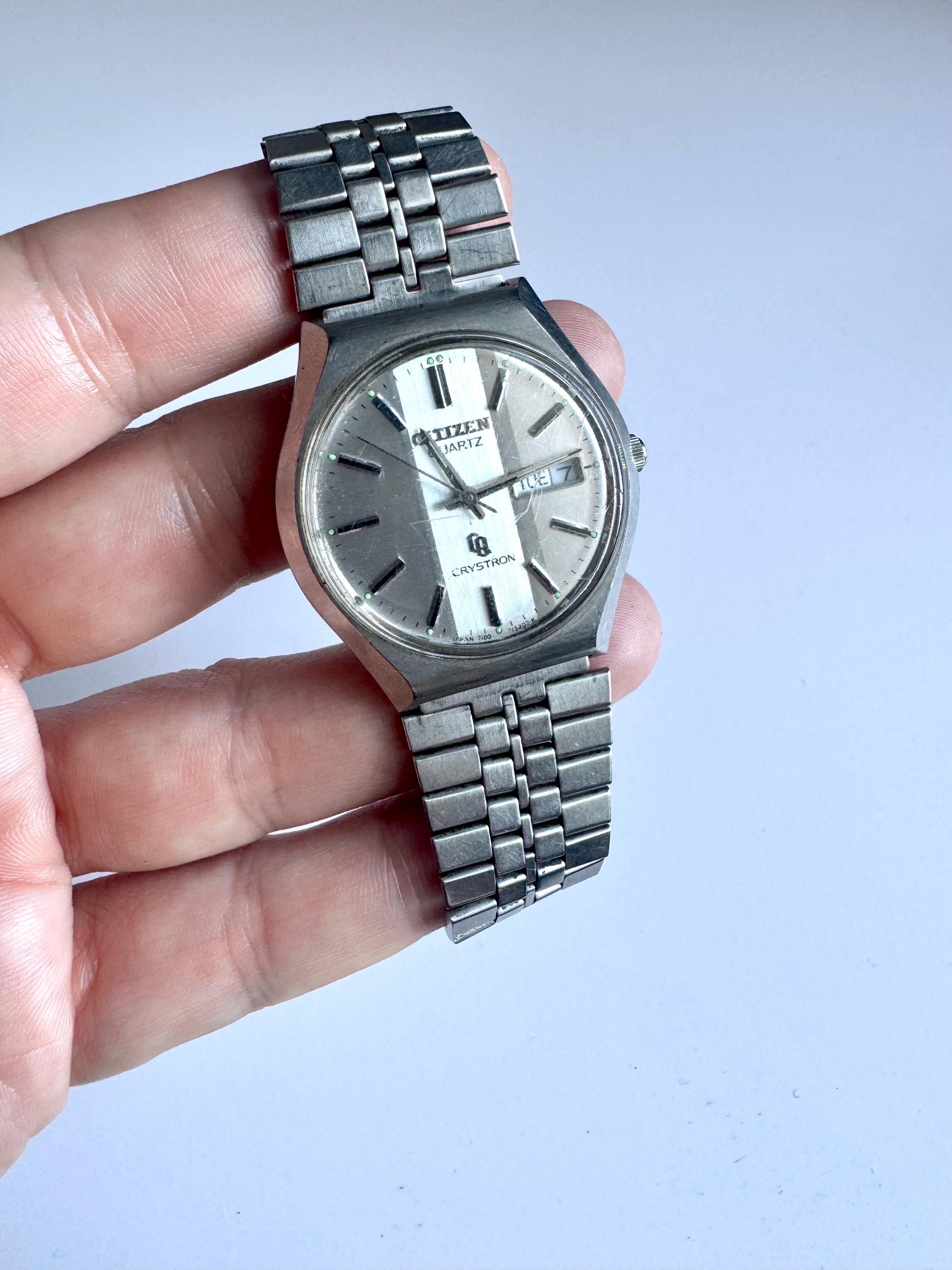 Citizen Crystron - Etsy