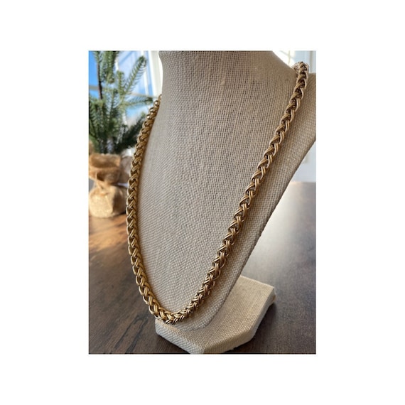 Gold Wheat Chain Necklace | Chunky Gold Chain | 90