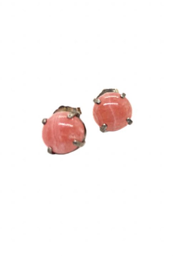 Sterling Silver and Rose Quartz Earrings | Rose Qu