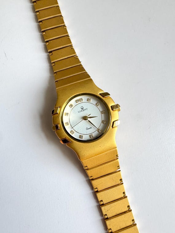 Vintage Seiko Lucent Gold-plated Quartz Watch: Diamond