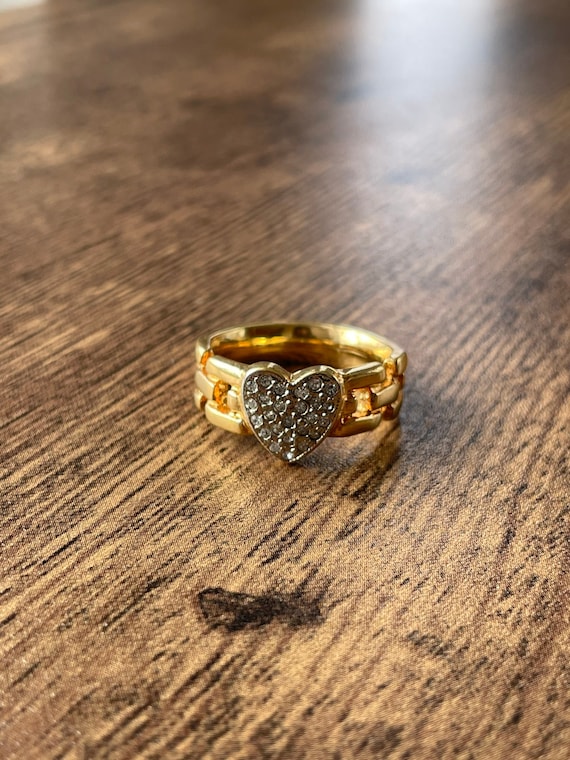 Chanel heart gold ring - Gem