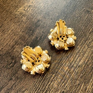 Swarovski Rhinestone Clip On Earrings Clip On Earrings Femme Earrings Rhinestone Earrings image 6