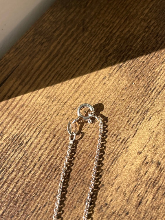 Vintage Sterling Silver Star Necklace | 925 Sterl… - image 4