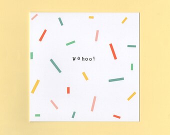 Sprinkles Wahoo! Card