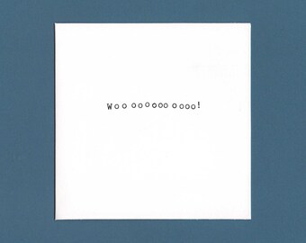 Woooooooooooo! Card
