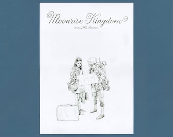 Moonrise Kingdom A4 Illustration Poster