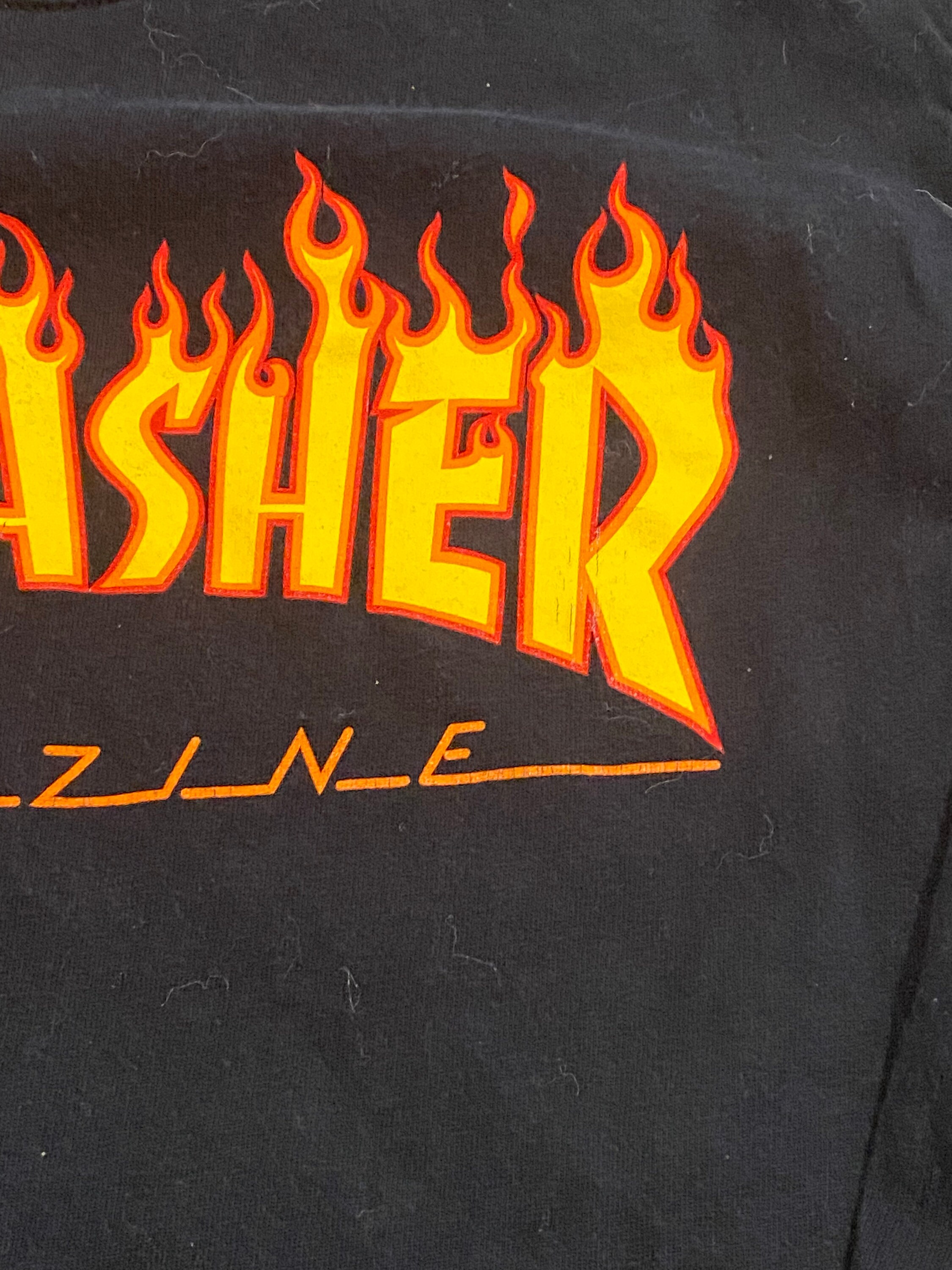 Thrasher Shirt / Skateboarding / Skater Fashion / Skateboard / Thrasher Magazine / Size Small