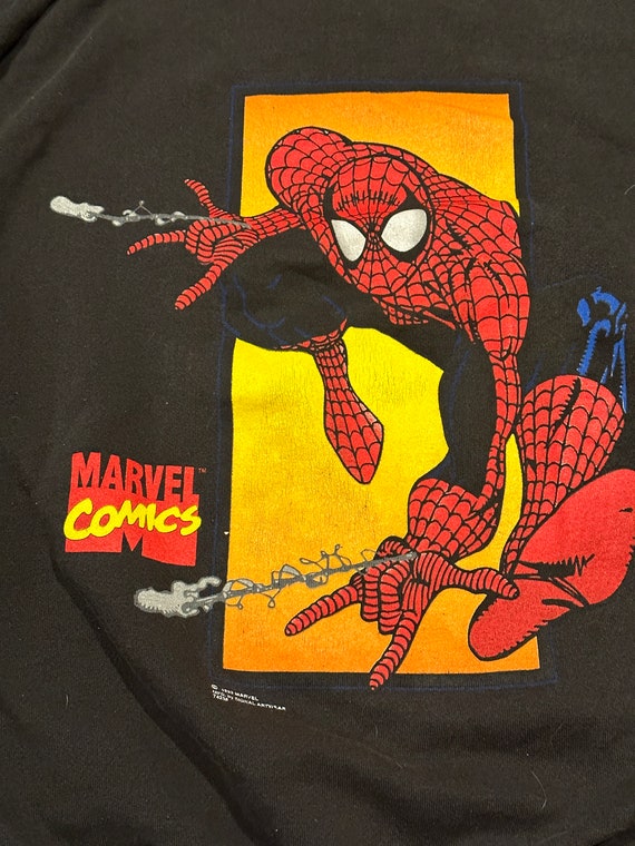 Spider-Man Sweater / Vintage / 1993 / Marvel Comi… - image 8