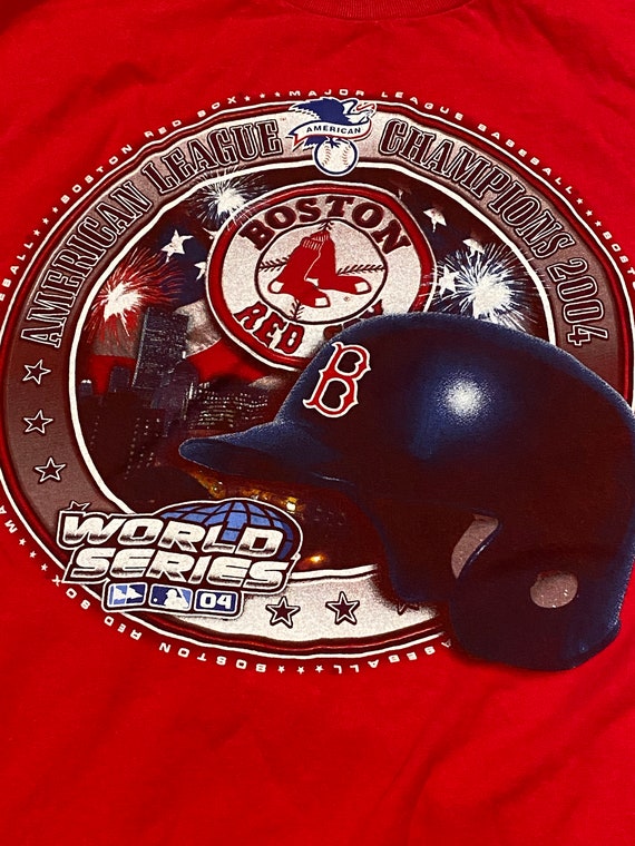Majestic Boston Red Sox MANNY RAMIREZ 2004 World Series Baseball Jersey  WHITE