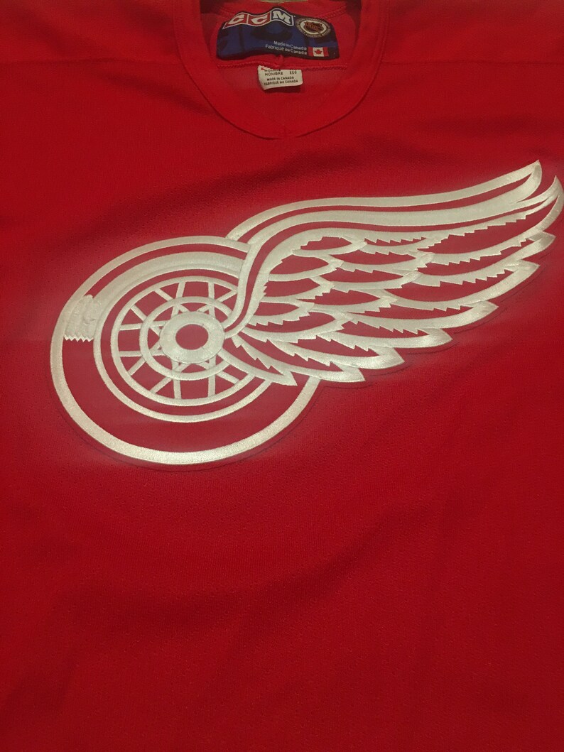 vintage red wings jersey