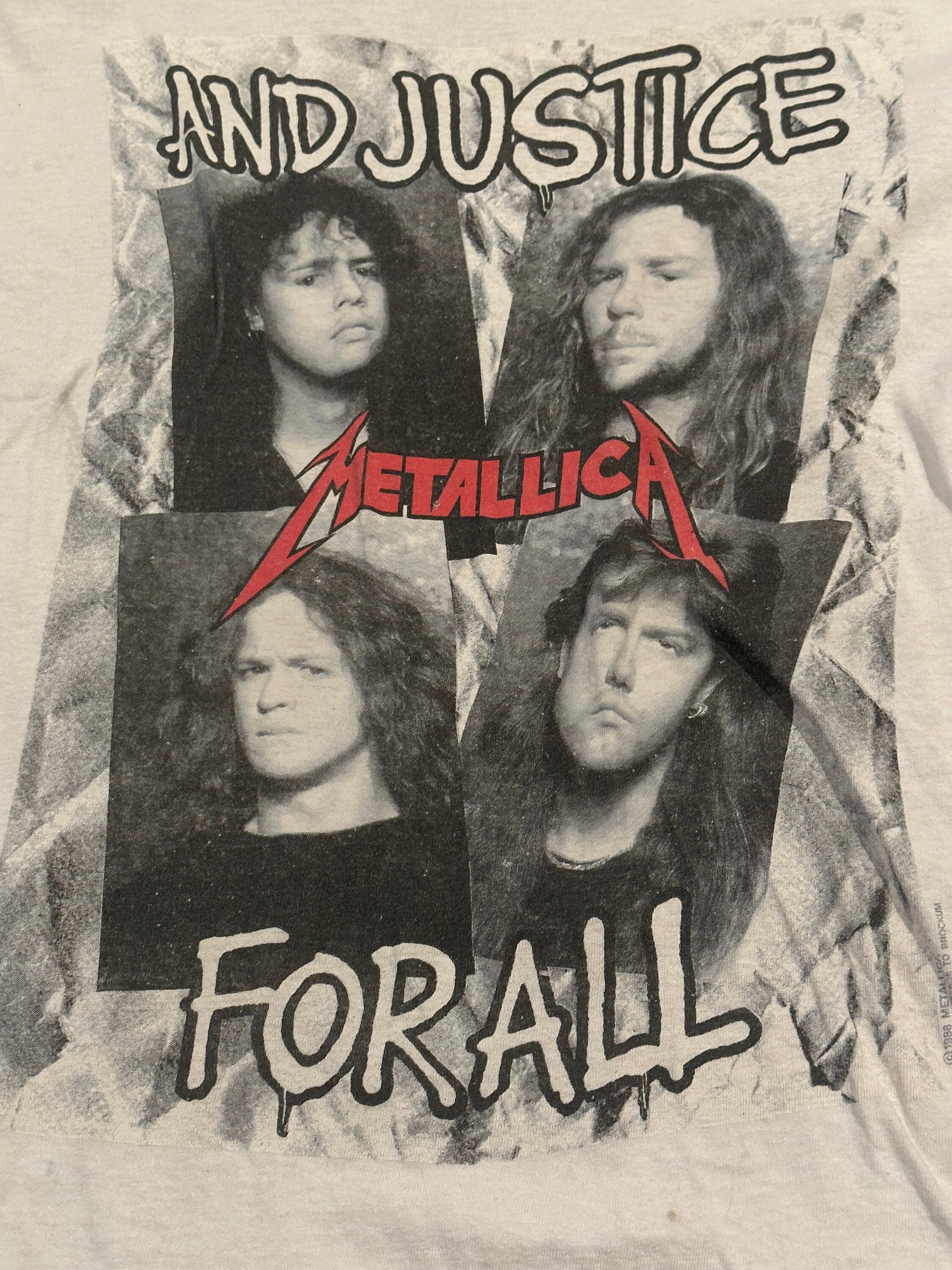 Metallica Shirt And Justice For All