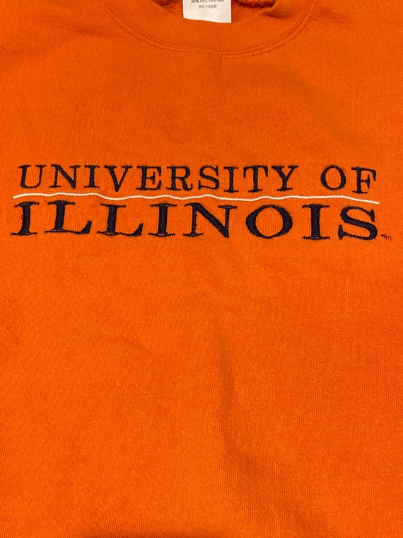 Vintage University of Illinois Sweater / Fighting