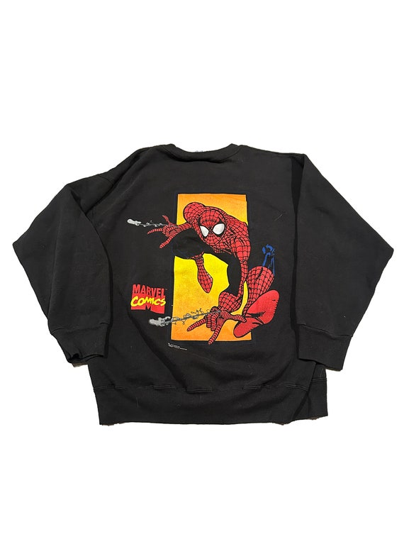 Spider-Man Sweater / Vintage / 1993 / Marvel Comi… - image 2