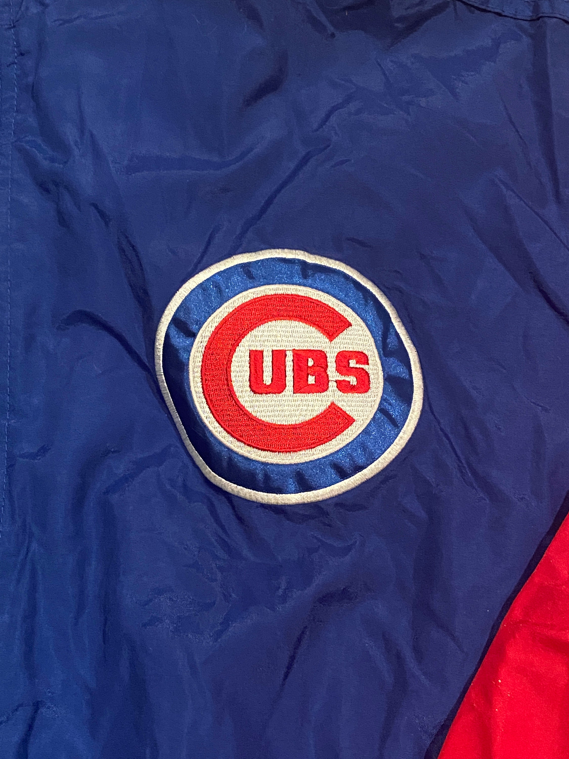 Nike, Jackets & Coats, Vintage Chicago Cubs Nike Vneck Pullover  Windbreaker