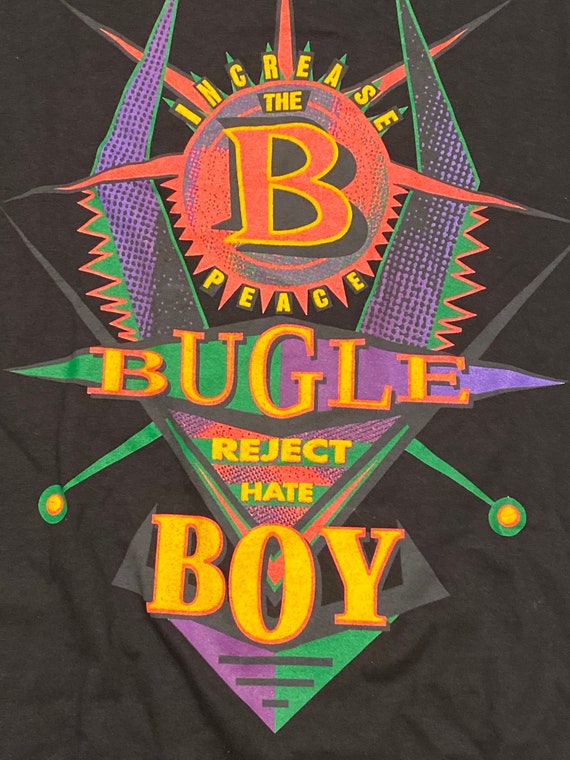 90 S Vintage Bugle Boy Tshirt Increase The Peace Etsy