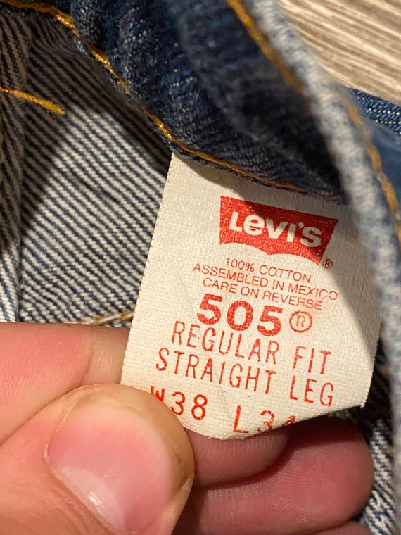 Levi's Jeans / Vintage / 505 / Orange Tab / 38 Waist / 34 - Etsy Denmark