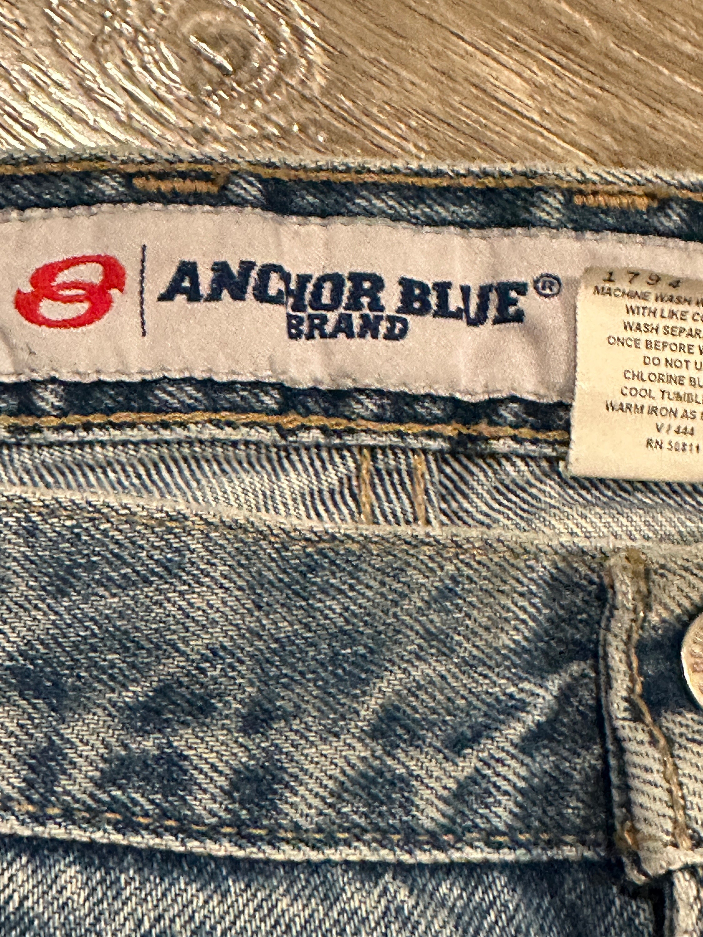 Anchor Blue Jeans / Vintage / Baggy Jeans / Denim / 90's - Etsy