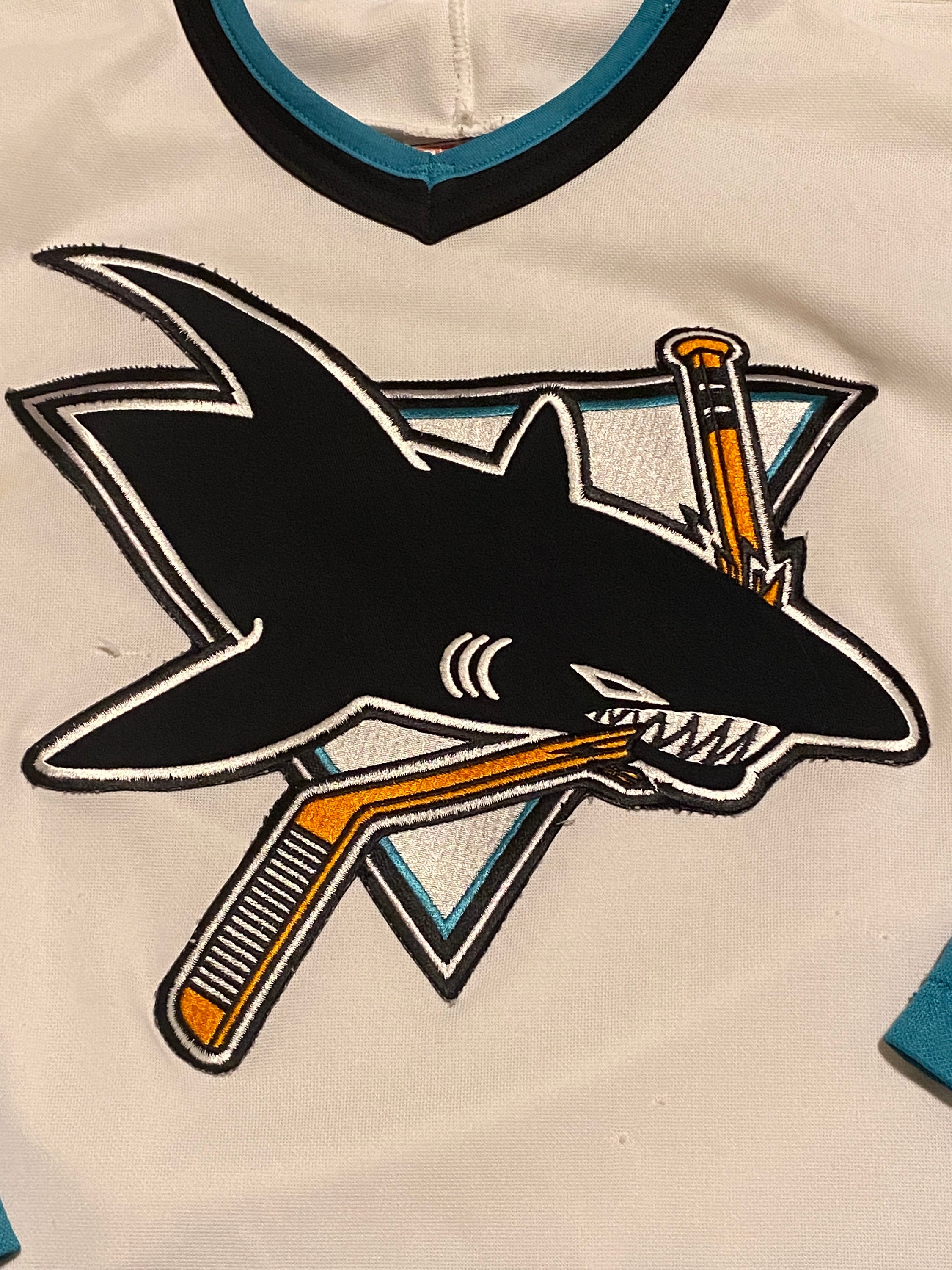 San Jose Sharks Authentic CCM Game Jersey Size Medium