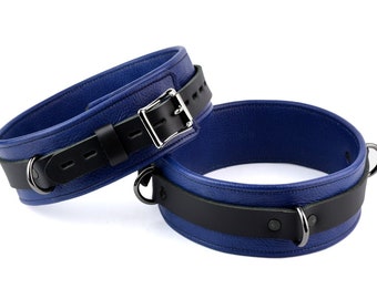 PREMIUM Heavy Duty Handcrafted Restraint Leather Harness Har17Blk